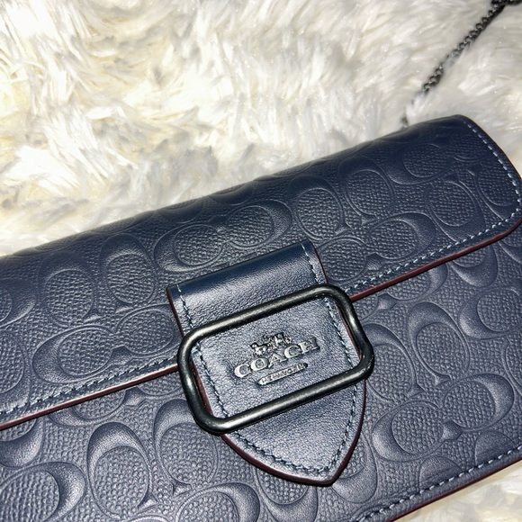 COACH navy blue crossbody bag - Picture 2 of 5